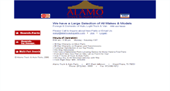 Desktop Screenshot of alamoautoparts.com